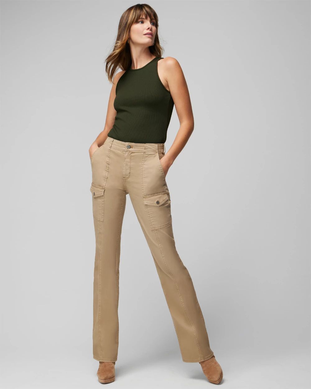 White house black market skinny hotsell flare jeans
